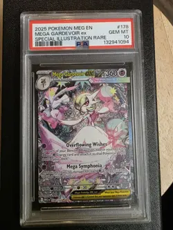 PSA 10 Mega Gardevoir EX 178/132 Full Art GEM MINT Pokemon Card - Image 1