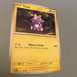 Toxel - Pokemon TCG Paradox Rift 069/182 Regular Common Card NM Condition - Image 3