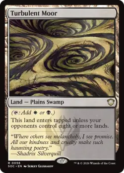 MTG Secrets of Strixhaven Commander - Turbulent Moor - Image 1