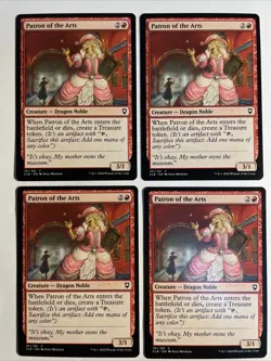 4x Baldur's Gate Patron Of The Arts NM/M Magic The Gathering Mtg - Image 1
