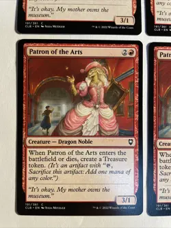 4x Baldur's Gate Patron Of The Arts NM/M Magic The Gathering Mtg - Image 2