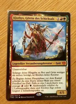 Magic MTG: Klothys, Gottin des Schicksals, God of Destiny, DEUTSCH, Gott - Image 1