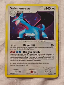 Salamence 18/132 Secret Wonders Holo Pokemon TCG 2007 - Image 1
