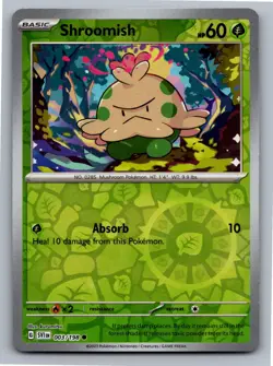 SHROOMISH 003/198 COMMON SCARLET & VIOLET POKEMON REVERSE HOLO NM - Image 1