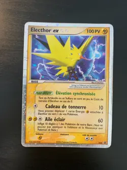 Carte Pokemon : Electhor EX 033 Promo Bloc EX Francaise - Image 1