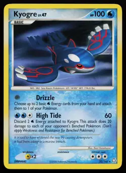 Kyogre 32/146 Legends Awakened LA Rare Pokemon LP - Image 1