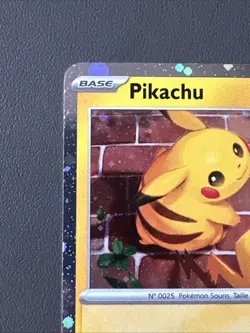 Carte Pokemon PIKACHU - Cosmos stamp "journee pokemon" 2026 - TEF 051/162 - Neuf - Image 3