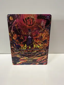 1x Sabo PRB02-014 (SP) One Piece TCG-OP15! NM With Hard Case. - Image 2