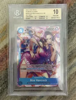 2022 One Piece Boa Hancock SR Alt Art OP01-078 Romance Dawn BGS Pristine - Image 1