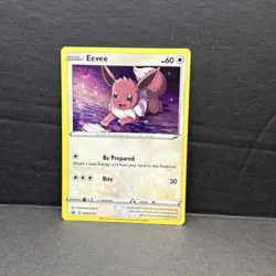 Pokemon Eevee SWSH127 Black Star Promo Holo Card Near Mint #2 - Image 1