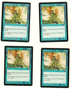 Set Of 4 Boomerang Mirage Magic the Gathering MTG Card - Image 3