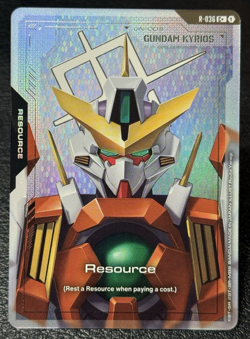 Gundam Kyrios Resource Card C+ Foil - Gundam TCG: Phantom Aria - NM - Image 1