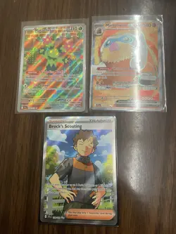 Pokemon Tcg 3 Card Lot Journey Together Brock’s Scouting 179/159 - Image 1