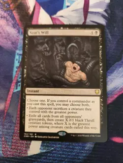 MTG CMR Szat's Will - Image 1