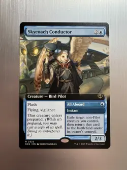Skycoach Conductor - 322 - MTG: Secrets of Strixhaven - Extended Art - Regular - Image 1