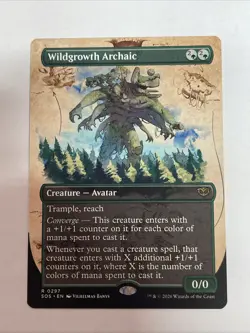 Wildgrowth Archaic (Borderless) 0297 - Secrets of Strixhaven Rare - Image 1