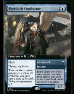 Secrets of Strixhaven #322 Skycoach Conductor (Extended Art) - Image 1