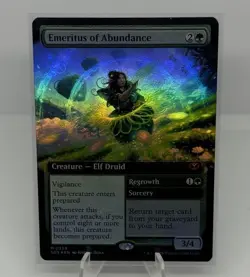 Emeritus of Abundance (Extended Art) M Secrets of Strixhaven 339 NM FOIL - Image 1