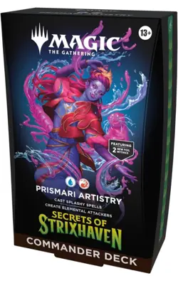 MTG Prismari Artistry Commander Deck Sealed Strixhaven UR Spells - Image 1