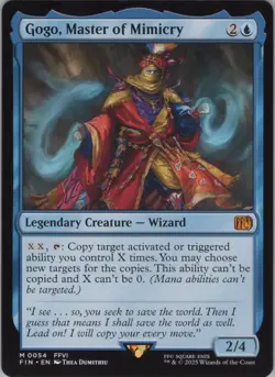 MTG Normal Gogo, Master of Mimicry M FINAL FANTASY 54 NM - Image 1