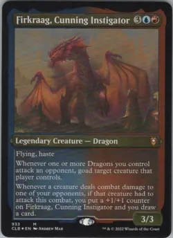 Foil Firkraag, Cunning Instigator Display Thick M Battle for Baldurs Gate 933 NM - Image 1