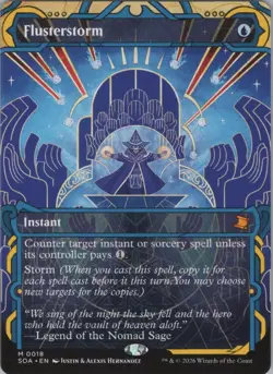 Flusterstorm M Secrets of Strixhaven: Mystical Archive 18 NM - Image 1