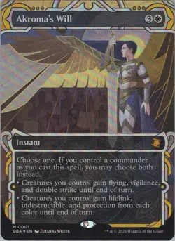 Foil Akroma's Will M Secrets of Strixhaven: Mystical Archive 1 NM - Image 1