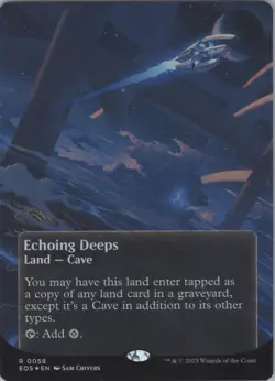 (Foil) MTG Echoing Deeps () (Borderless) R Edge of Eternities: Stellar Sights 58 - Image 1