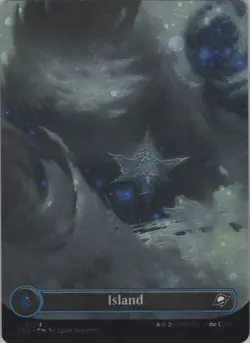 (Foil) MTG Island (0368) (Borderless) (Galaxy Foil) L Edge of Eternities 368 NM - Image 1