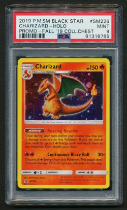 Charizard SM226 Black Star Promo Holo Pokemon Fall Collector Chest PSA 9 MINT - Image 1