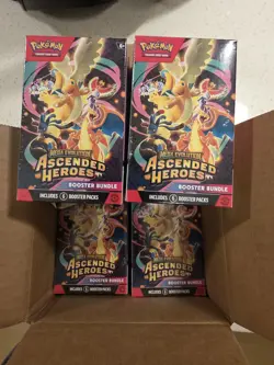 Pokemon Ascended Heroes Booster Bundle - Lot of 4 SEALED - Image 1