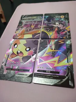 Morpeko V-Union All 4 Cards SWSH Black Star Promo Marnie Pokemon Tcg Set - Image 2