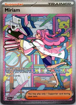 Miriam 251/198 Special Illustration Rare Scarlet & Violet Pokemon Near Mint - Image 1