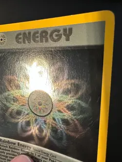 Pokemon TCG Rainbow Energy Team Rocket Holo Rare 17/82 Unlimited LP - Image 3