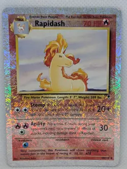 Rapidash 60/110 Legendary Collection Reverse Holo Rare Pokemon TCG Nintendo MP - Image 1