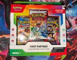 Pokemon TCG First Partner Illustration Collection Series 1 Promo Box - Image 1