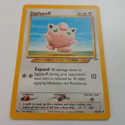 Pokemon TCG Jigglypuff 44/105 Neo Destiny 2002 LP - Image 1