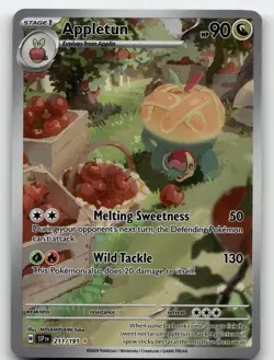APPLETUN 211/191 ILLUSTRATION RARE SURGING SPARKS POKEMON NEAR MINT - Image 2