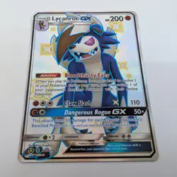 Pokemon TCG 2019 Sun & Moon Hidden Fates Lycanroc GX SV66/SV94 - Image 3