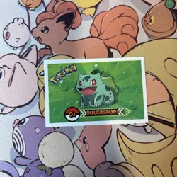 Bulbasaur #001 - 2022 Pokemon Indigo League Sticker Set (Peru) - Image 1