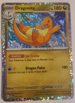 DRAGONITE - McDonald's Promo 012/015 M24 EN 2024 Happy Meal Holo Foil - Pokemon - Image 1