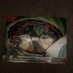 Pokemon TCG: Cyclizar EX Collection Box | Sealed slight crease to box - Image 1