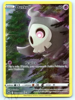 Duskull GG28/GG70 Pokemon Crown Zenith Galarian Gallery Trainer Gallery Rare - Image 1