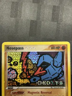 Pokemon TCG Nosepass EX Deoxys 42/107 Reverse Holo Uncommon - Image 4