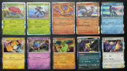 Complete Set of Holo Rares (10 Cards) - Pokemon TCG: Phantasmal Flames - NM - Image 1