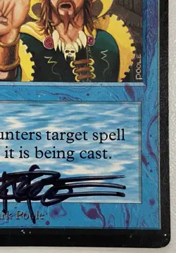 Magic The Gathering MTG COUNTERSPELL Beta Limited Edition Card Signed Mark Poole - Image 5