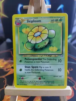 Pokemon Neo Genesis TCG Skiploom Card 49/111 Regular LP - Image 1
