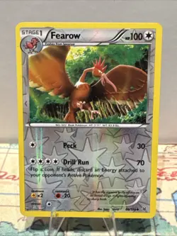 Pokemon TCG Fearow Roaring Skies Reverse Holo Card 66/108 - Image 1