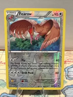 Pokemon TCG 2014 Fearow Card 79/119 XY-Phantom Forces Reverse Holo - Image 1