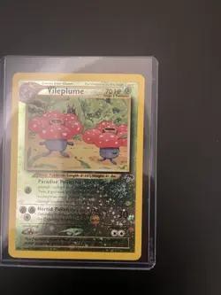 Vileplume 17/18 Southern Island Cosmos Reverse Hollo Pokemon Card 💫SWIRL LP/NM - Image 3